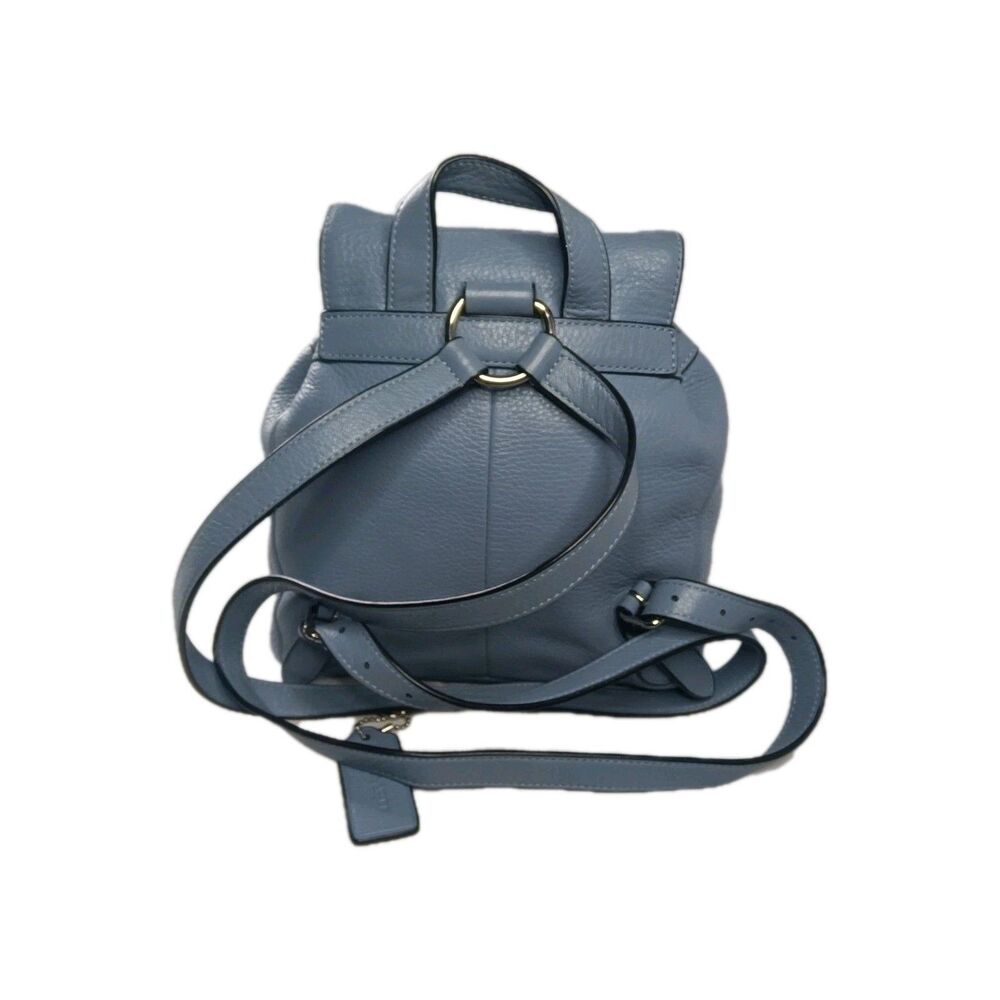 Coach Mini Billie Backpack all-leather Pale Blue F37621 - Picture 5 of 14